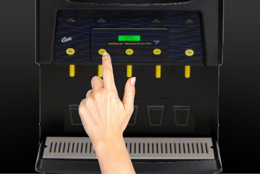 One-touch cleaning system