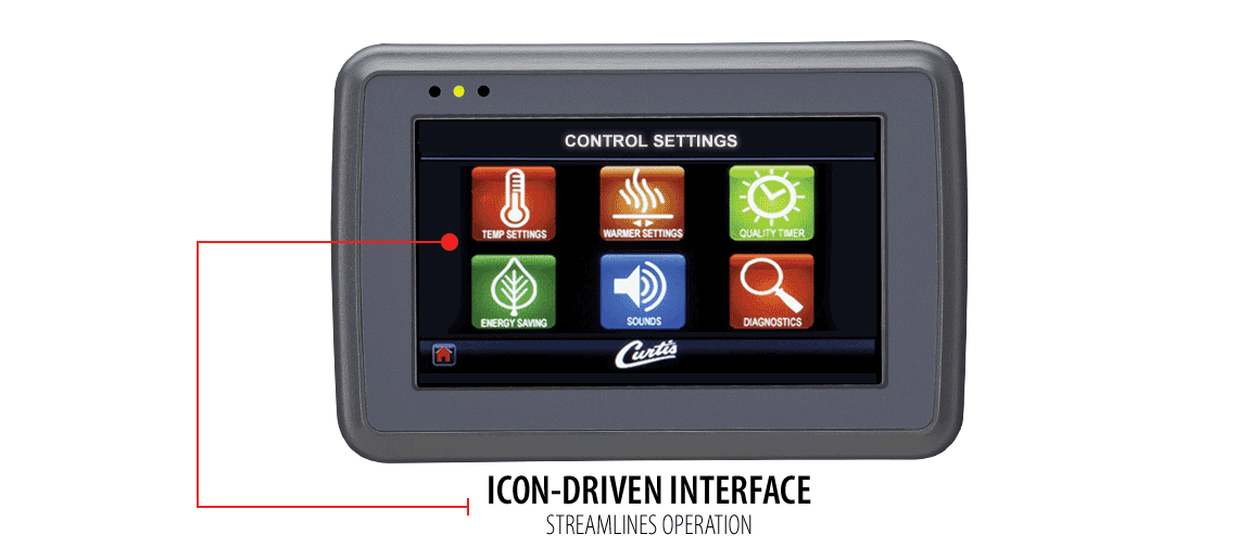 Icon-driven interface streamlines operation