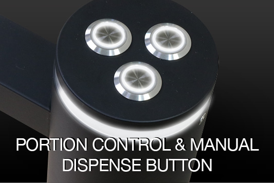 portion control & manual hot water dispense button