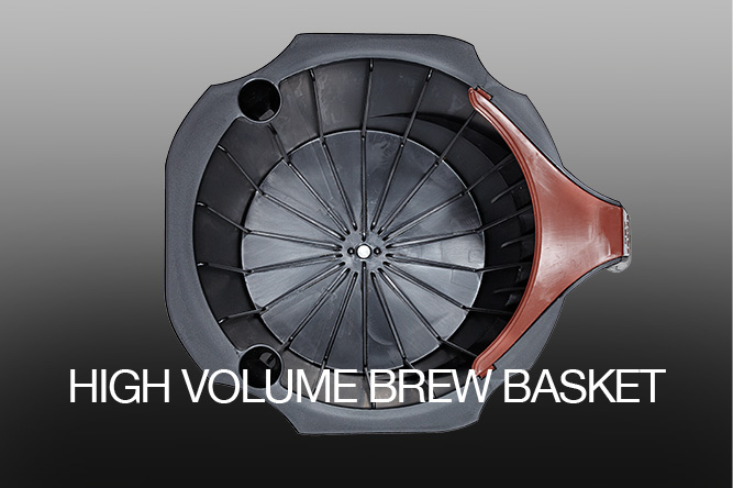 high volume brew basket